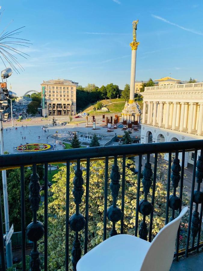Ferienwohnung Amazing View Of Independence Square Kiew Exterior foto